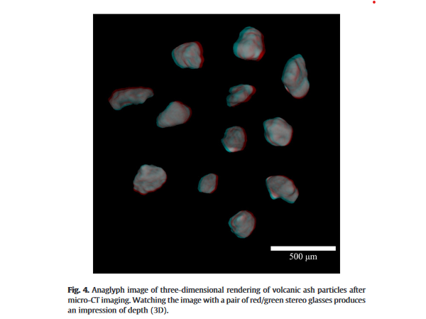 Surface area and volume measurements of volcanic ash particles using micro-computed tomography (micro-CT) : A comparison with scanning electron microscope (SEM) stereoscopic imaging and geometric considerations